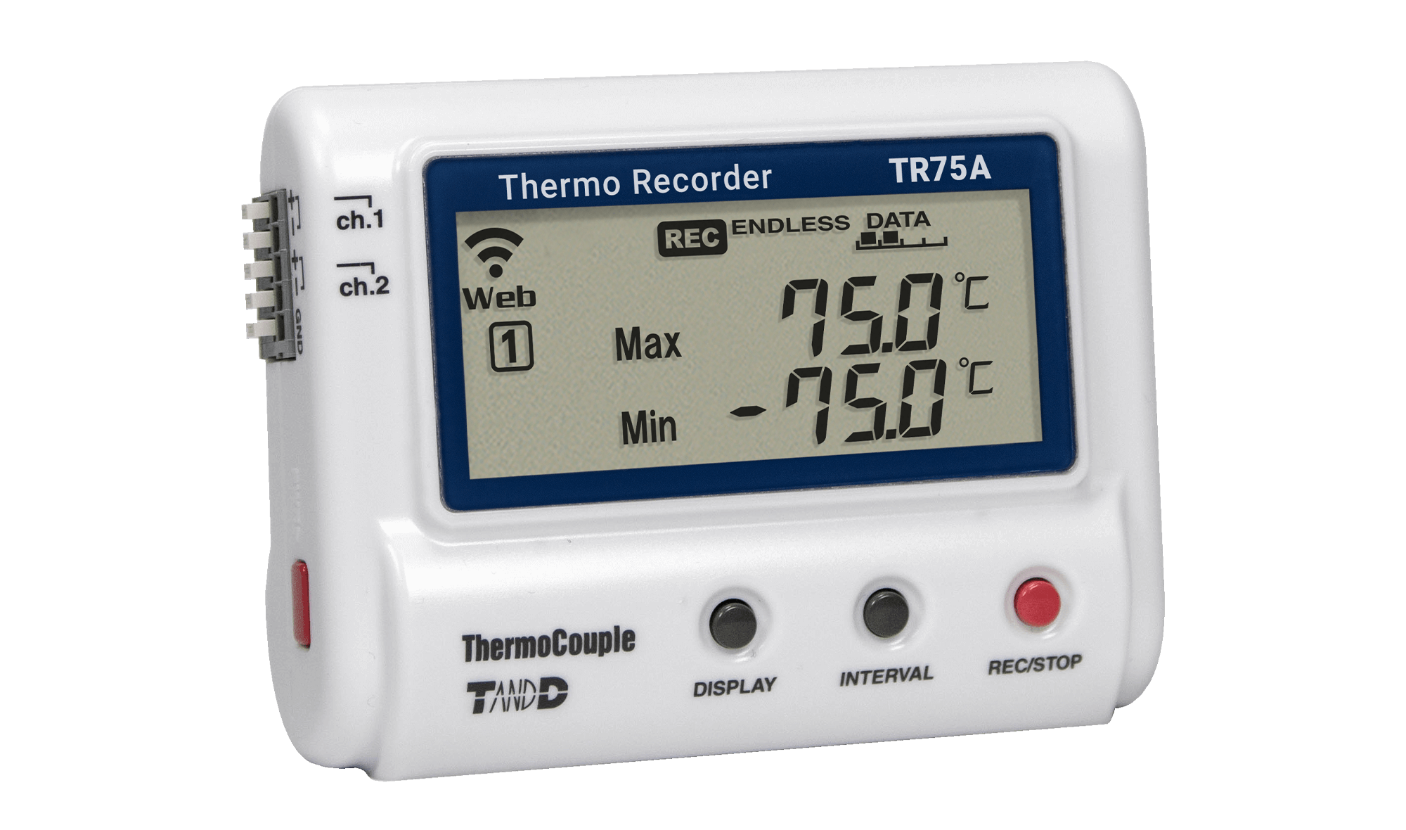 TR75A｜Data Logger Products｜T&D Corporation